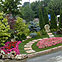 Allestimento area verde in occasione della manifestazione Candelo in Fiore 2004.